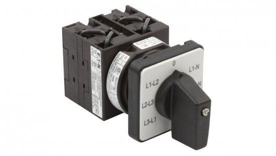 Przełącznik woltomierza 3xL-L i 3xL-N do wbudowania T0-3-8007/E 095813