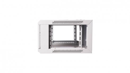 Szafa krosowa wisząca niedzielona 19 cali 6U 600x368x450 szara DN-W19 06U/450
