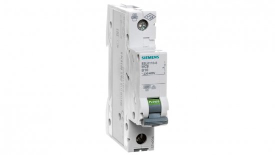 Wyłącznik nadprądowy SENTRON 5SL6 1P B 10A 6kA AC 5SL6110-6