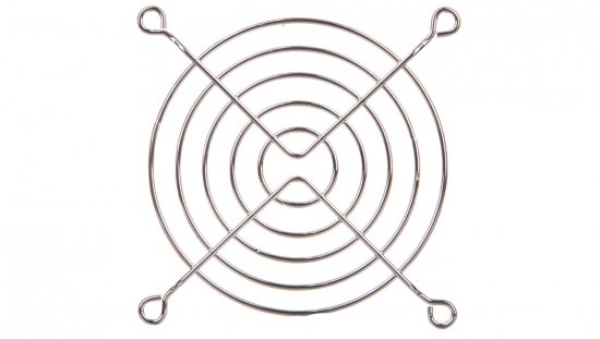 Metalowa kratka ochronna dla wentylatorów 92x92mm RAL7035 LZ33-90