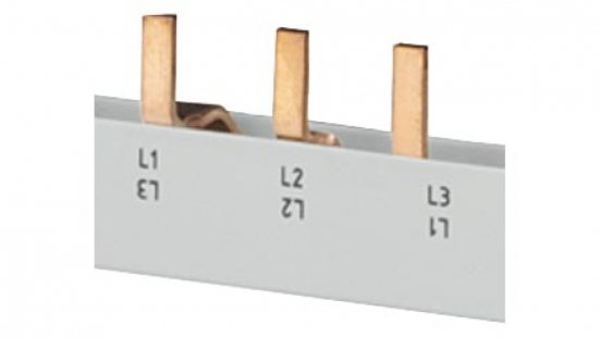 Szyna łączeniowa 3P 10mm2 sztyftowa 9 modułowa (3x3P) pełna izolacja 5ST3614
