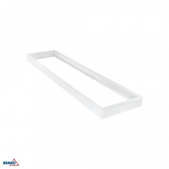 RAMKA MONTAŻOWA DO PANELU LED 120x30 BIAŁA ECO WYS. 68MM