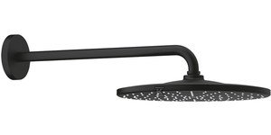 Rainshower Mono 310 - deszczownica z ramieniem 422 mm, 1 strumień, ogranicznik 9,5 l/min., czarny mat