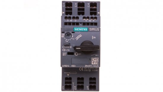 Wylącznik silnikowy 3P 0,45kW 1,1-1,6A 1Z 1R 3RV2011-1AA25