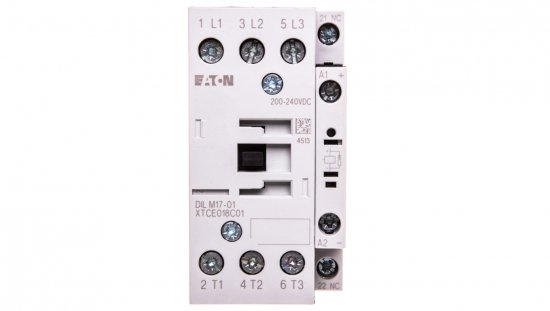 Stycznik mocy 18A 3P 200-240V DC 0Z 1R DILM17-01(RDC240) 277053