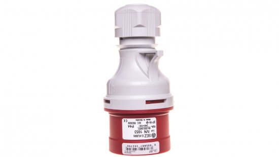 Wtyczka przenośna 5P 16A 400V czerwona IP44, IVN 1653