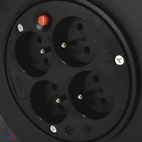 PRZEDŁUŻACZ BĘBNOWY 4 GN. + 0  40m 3x1mm2