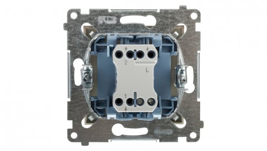 Simon 54 Łącznik schodowy, szybkozłącza, złoty mat DW6.01/44