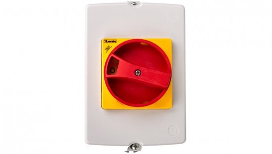 Obudowa do montażu powierzchniowego IP65 do SM1R szerokość 100mm w komplecie żółto/czerwone pokrętło SM1Z1715R