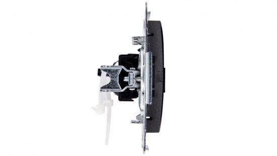 Simon 54 Gniazdo komputerowe podwójne 2xRJ45 kat.6 z przesłoną antracyt D62.01/48