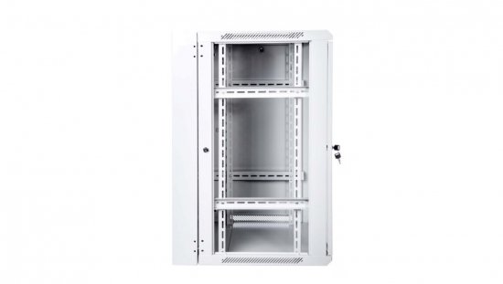 Szafa krosowa wisząca dzielona 19 cali 15U 600x769x600 szara DN-WD19 15U/600