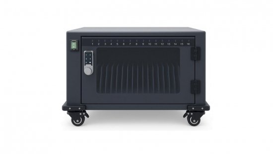 Szafa Ładowania Tabletów Smartfonów 16 Portów USB-C 45W Techly Wózek PD QC I-CABINET-16DUCTY