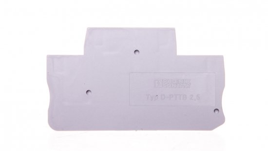 Ścianka końcowa 2,2x68mm szara D-PTTB 2,5 3211634