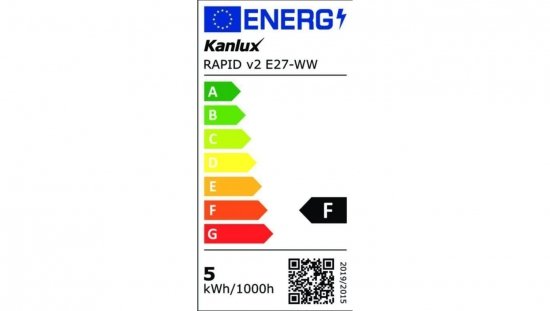 Żarówka LED E27 RAPID v2 E27-WW 500lm 3000K barwa ciepła 22945
