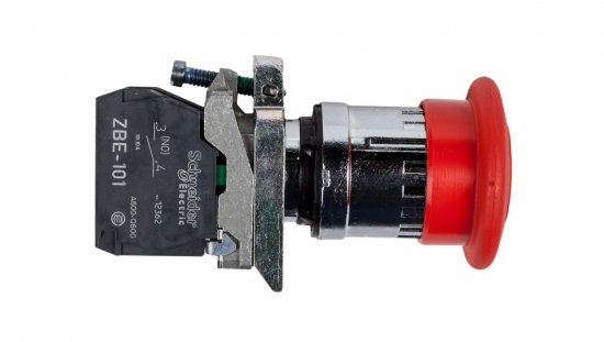 Przycisk bezpieczeństwa 22mm 1Z 1R IP66 klucz XB4BS9445