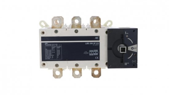 Przełącznik I-0-II montaż na płycie 250A/690V AC LBS 250 3P CO 004661551