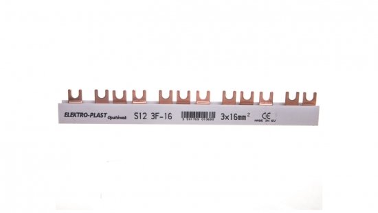 Szyna łączeniowa 3P 80A 16mm2 widełkowa (12mod.)3F S12 3F-10 45.321
