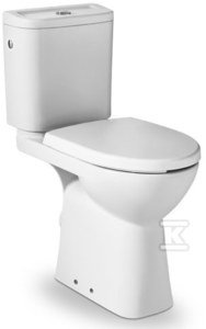 Zbiornik Dostępna łazienka do kompaktu WC 3/6 l