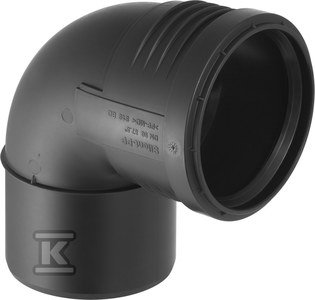 KOLANO SILENT-PP HT 50/87.5 SANIT.CZARNE