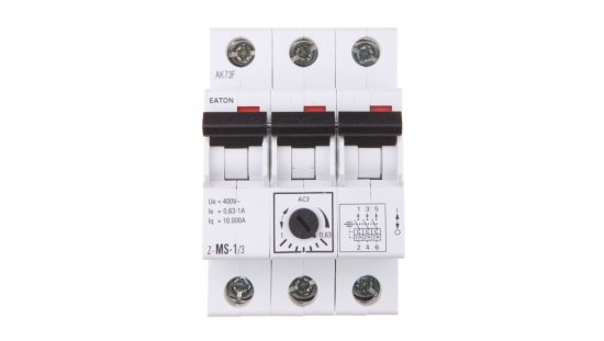 Wyłącznik silnikowy 3P 0,25kW 0,63-1A Z-MS-1,0/3 248406