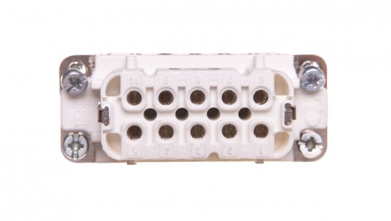 Wkład złącza 10P PE żeński 16A 250V EPIC H-A 10 BS 10441000