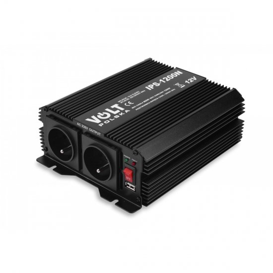 Przetwornica napięcia IPS 1200 N 12/230V (800/1200W) + USB