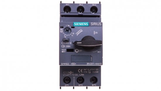 Wyłącznik silnikowy 3P 7,5kW 11-16A S00 3RV2011-4AA10