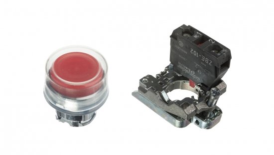 Przycisk sterowniczy 22mm czerwony z samopowrotem 1R XB4BP42