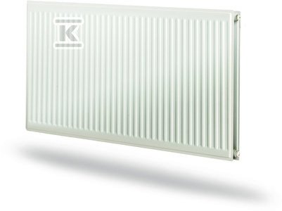 Grzejnik PURMO H20 600x600, moc grzewcza: 651W (75/65/20°C), grzejnik stalowy płytowy higieniczny z podłączeniem bocznym, bez osłon i grilla, Purmo Hygiene Compact, biały RAL9016