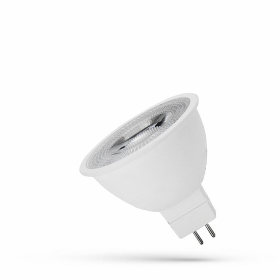 LED MR16 12V 6W SMD 55st NW z soczewką SPECTRUM