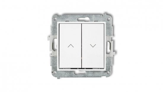 ICON Mechanizm łącznika żaluzjowego z podtrzymaniem biały IWP-88