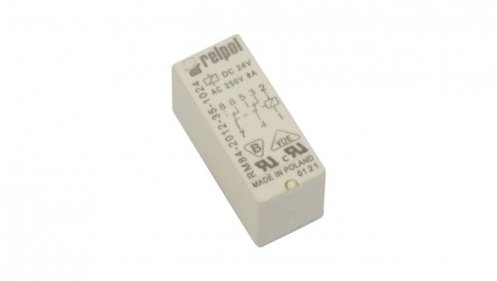 Przekaźnik miniaturowy 2P 8A 24V DC PCB AgNi RM84-2012-35-1024 600336