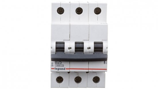 Wyłącznik nadprądowy 3P B 25A 6kA AC S303 RX3 419171