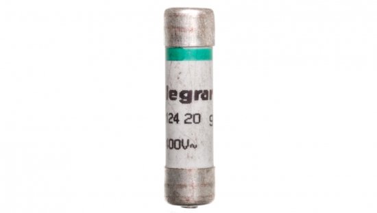 Wkładka bezpiecznikowa cylindryczna 8,5x31,5mm 20A 400V /z sygnalizacją/ 012420