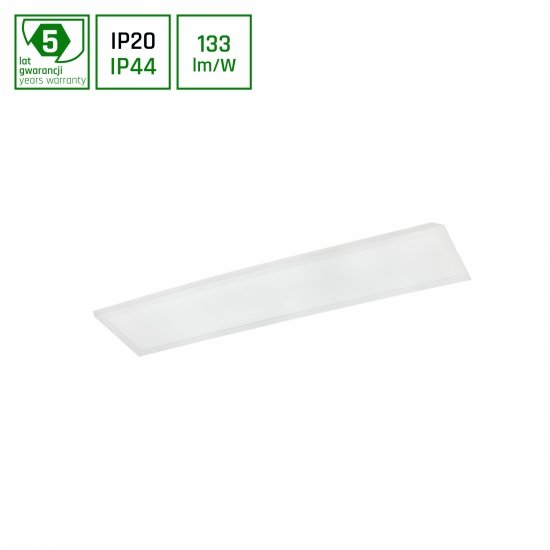 ALGINE PANEL BACKLIGHT 30W NW 230V 120st IP44/IP20 300x1200x32 BIAŁY  5 lat gw.