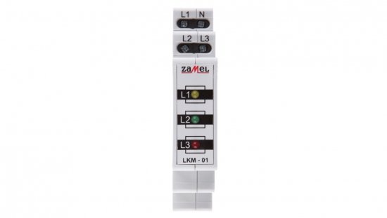 Lampka modułowa czerwona/zielona/żółta 230-400V AC LKM-01-40 EXT10000039