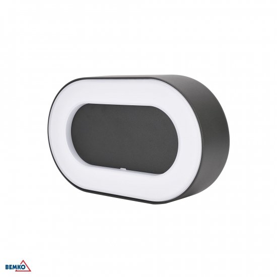 OPRAWA ELEWACYJNA VALIT 10W 4000K 850LM IP65 203X45X123MM OWALNA GRAFIT