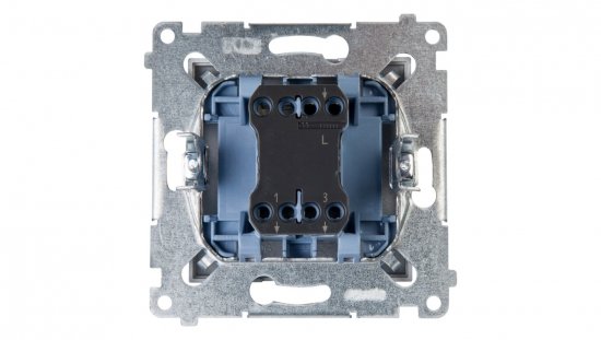 Simon 54 Łącznik świecznikowy srebrny mat DW5A.01/43
