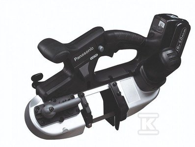 Zestaw PANASONIC Piła taśmowa 18V z 2 x 18V / 5.0Ah Li-ion + ładowarka, z Systainer (14.4V współpracująca)