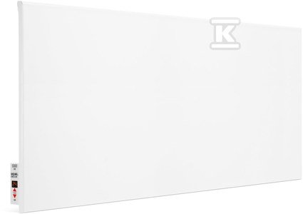 Grzejnik stalowy HD-WAVE STEEL z termostatem, moc 1000 W - biały