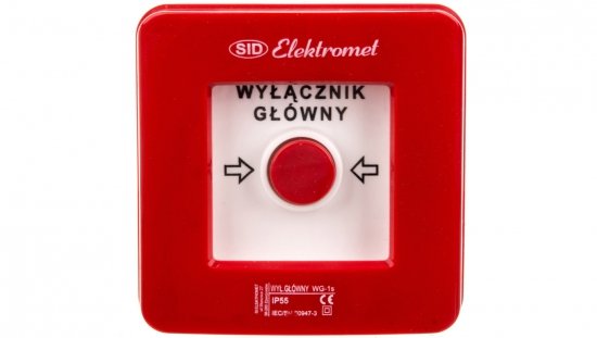 Wyłącznik alarmowy samoczynny natynkowy WG-1s IP-55 921440