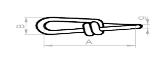 Łańcuch stalowy 1.4mm LNS1,4 650213 /30m/