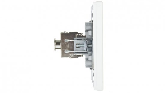 Gniazdo teleinformatyczne Asfora kat.5e RJ45 + RJ12 białe z ramką EPH4900121