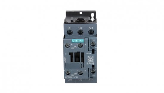 Stycznik mocy 25A 3P 230V AC 1Z 1R S0 3RT2026-1AP00