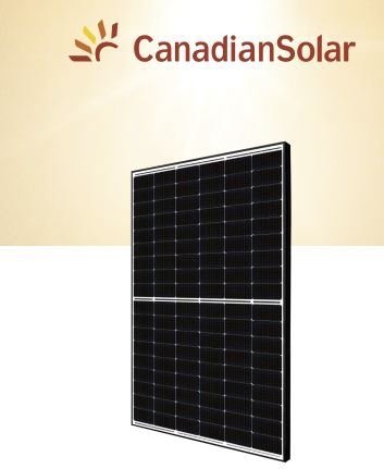 Moduł fotowoltaiczny panel PV 455Wp Canadian Solar CS6L-455MS HiKu6 Mono PERC (25-years warranty rooftop) Black Frame Czarna Rama