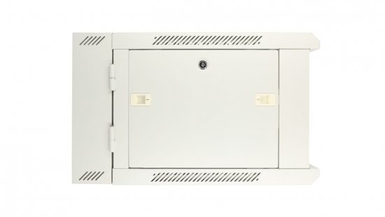 Szafa rack montowana na ścianie, dwusekcyjna Extralink 6U 600x600 AZH Szara