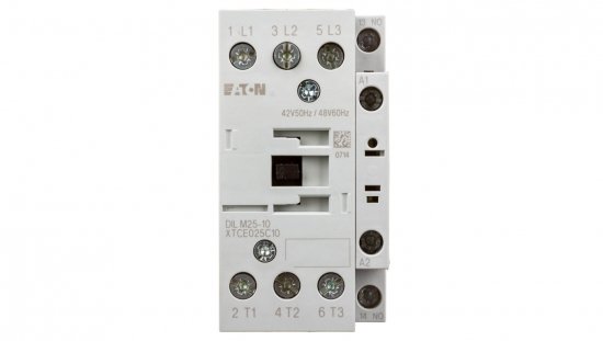 Stycznik mocy 25A 3P 42V AC 1Z 0R DILM25-10(42V50HZ,48V60HZ) 277128