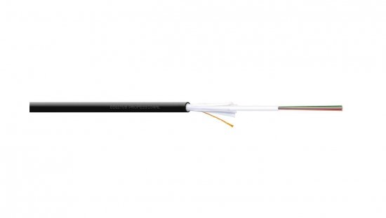 Kabel światłowodowy zewnętrzny 12 włókien SM 9/125 OS2 G652D 1500N PE Fca czarny DK-B3912-O-SC-1 /bębnowy/