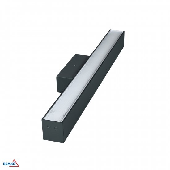 KINKIET QUALIS 56CM 15W 4K BIAŁY KLOSZ PC MIKRO