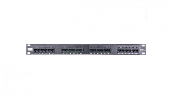Patch Panel 19 cali 24 Port cat 5e UTP 19-0011
